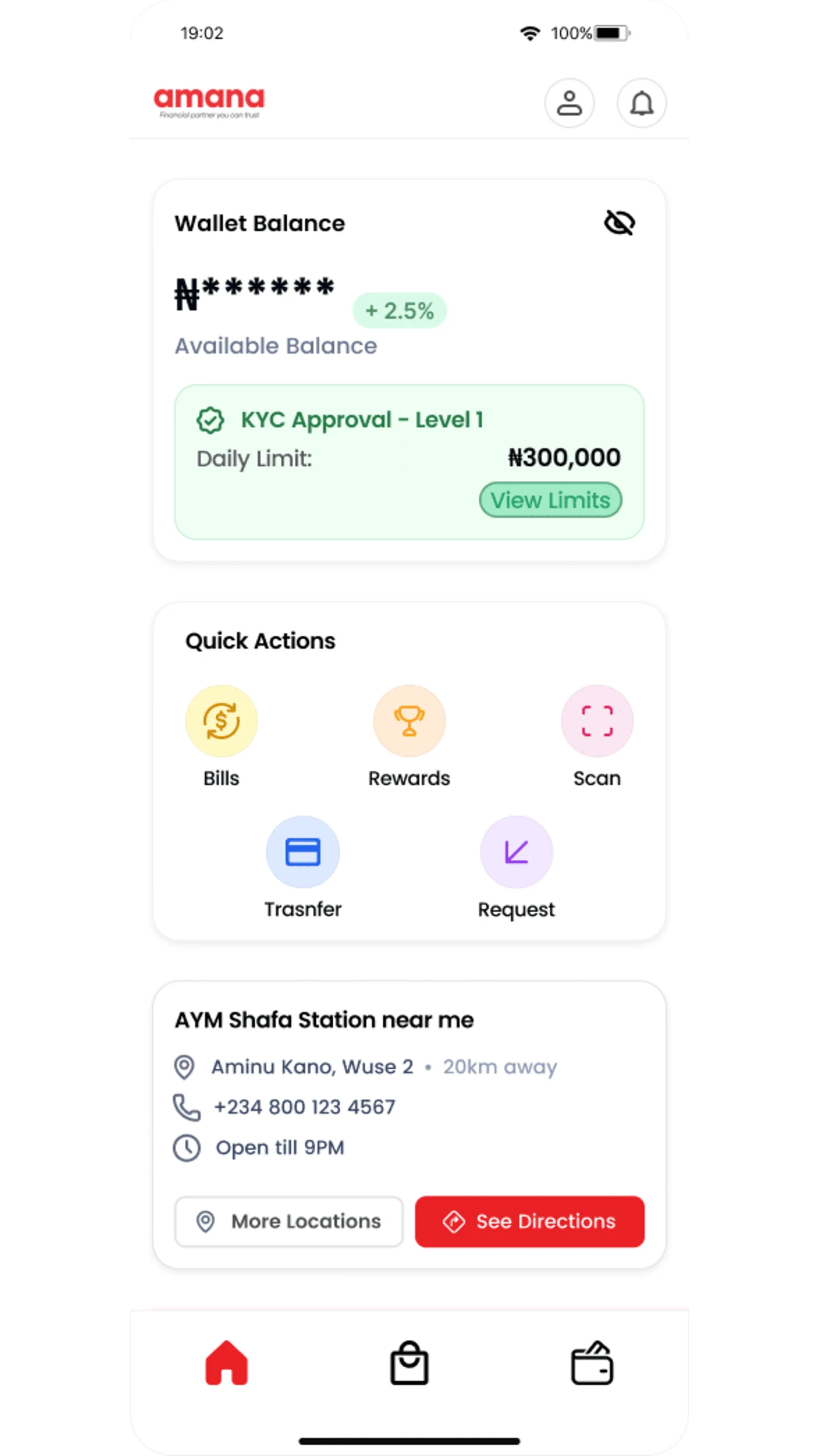 Amana screenshot